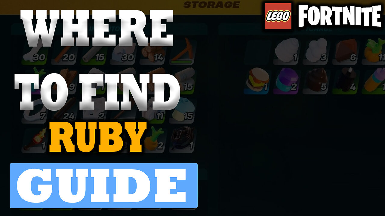 Where To Find Ruby In LEGO Fortnite