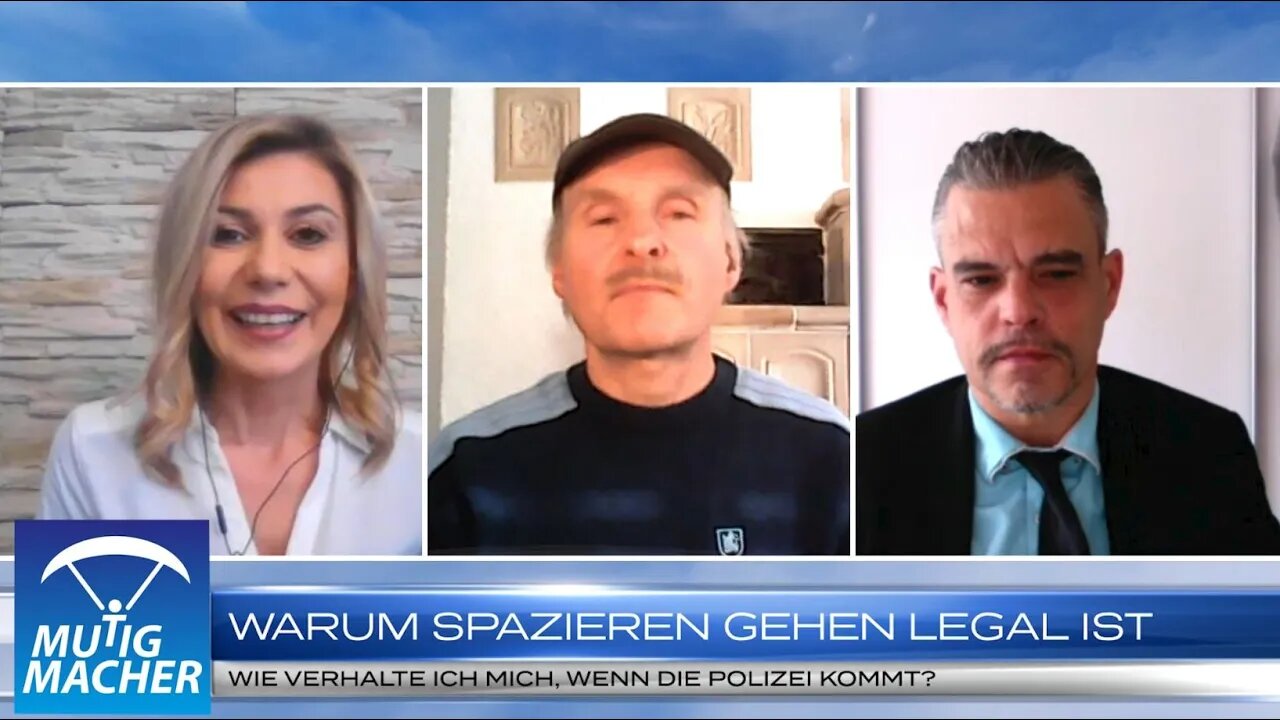 „Warum spazieren gehen legal ist“ – Wolfgang Kauth und Dirk Sattelmaier im Mutigmacher TV-Interview