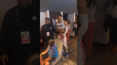 Russell Westbrook Gets Chippy With A Suns Fan