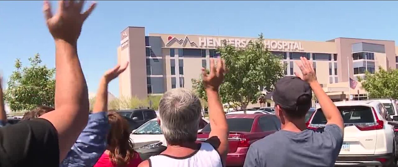 Family holds tailgate to celebrate new baby