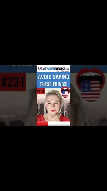 Avoid saying these things in English