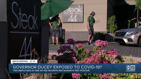 Governor Ducey exposed to COVID-19?