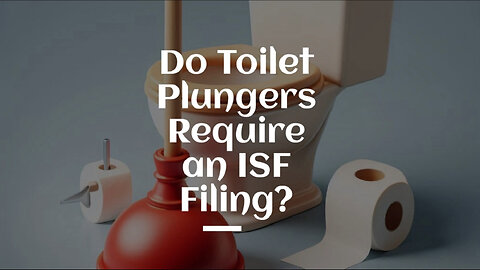 Unraveling Customs Requirements: Do You Need to File an ISF for Toilet Plungers?