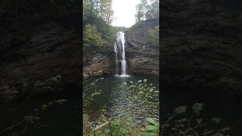 Hinckston waterfall near Johnstown, PA #shorts