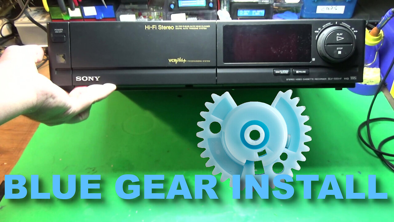 Blue Gear Install - Sony VHS SLV-595HF Hifi Stereo - Part 2