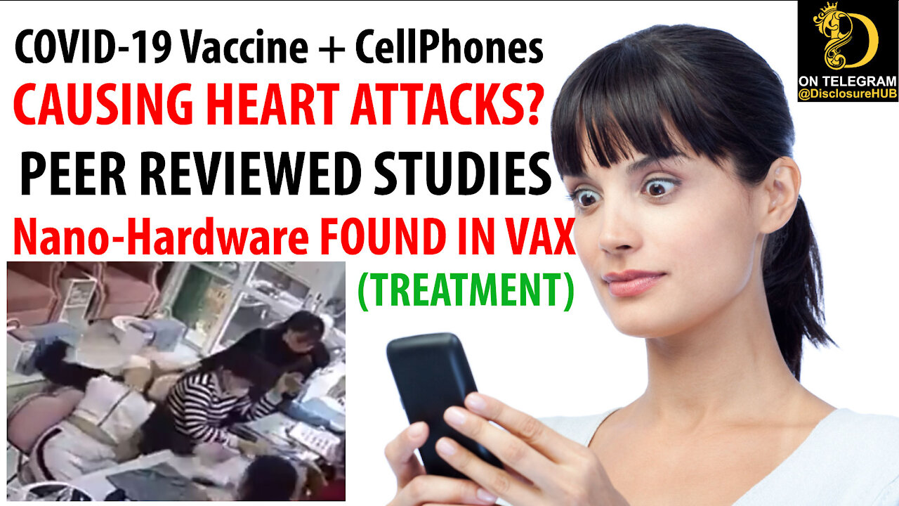 Did a CellPhone activate Nano bots from the Vax and kill this lady!? Vax, Phones and Studies