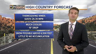 Mild Thanksgiving in the Valley expected