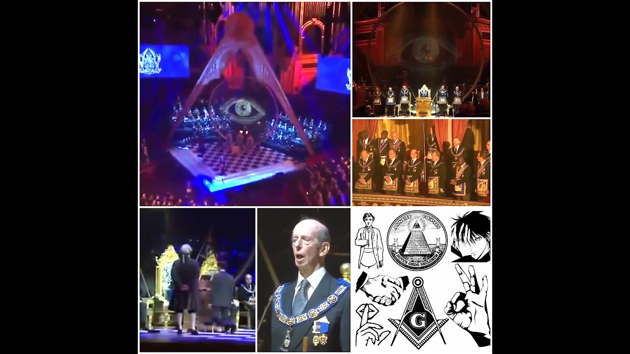 Royal Ritual at United Freemason Grand Lodge of England at the Royal Albert Hall on October 31, 2017