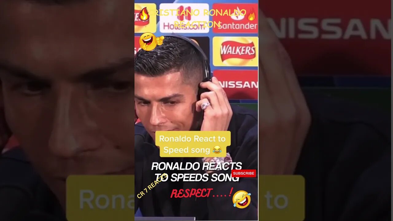 RONALDO REACTION VIDEO 😂😂😂 #shorts #ronaldo #football #messi #nymar #new #soccer