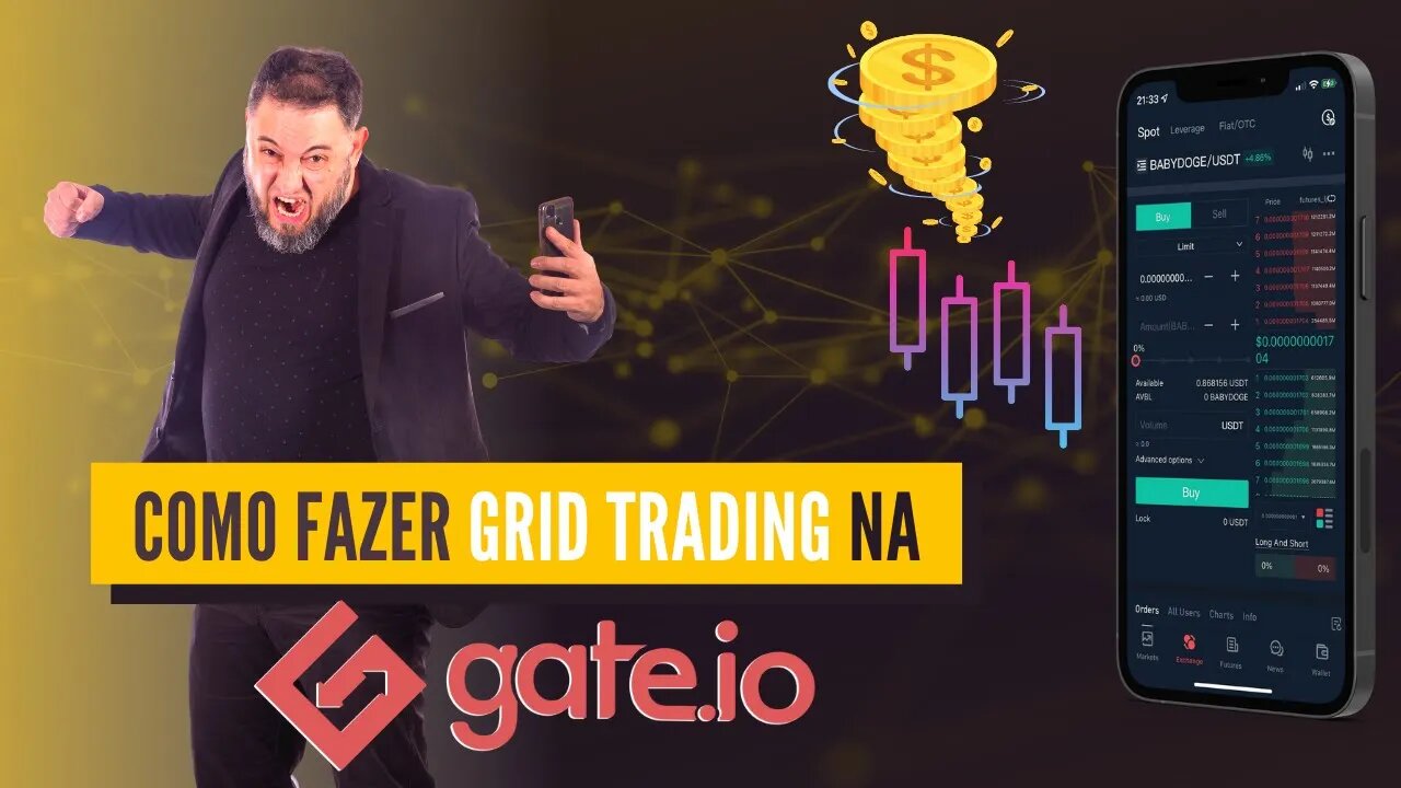 [🐴CRIPTO BAGUAL] Como Fazer GRID TRADING Em Criptomoedas Na Corretora Gate.io