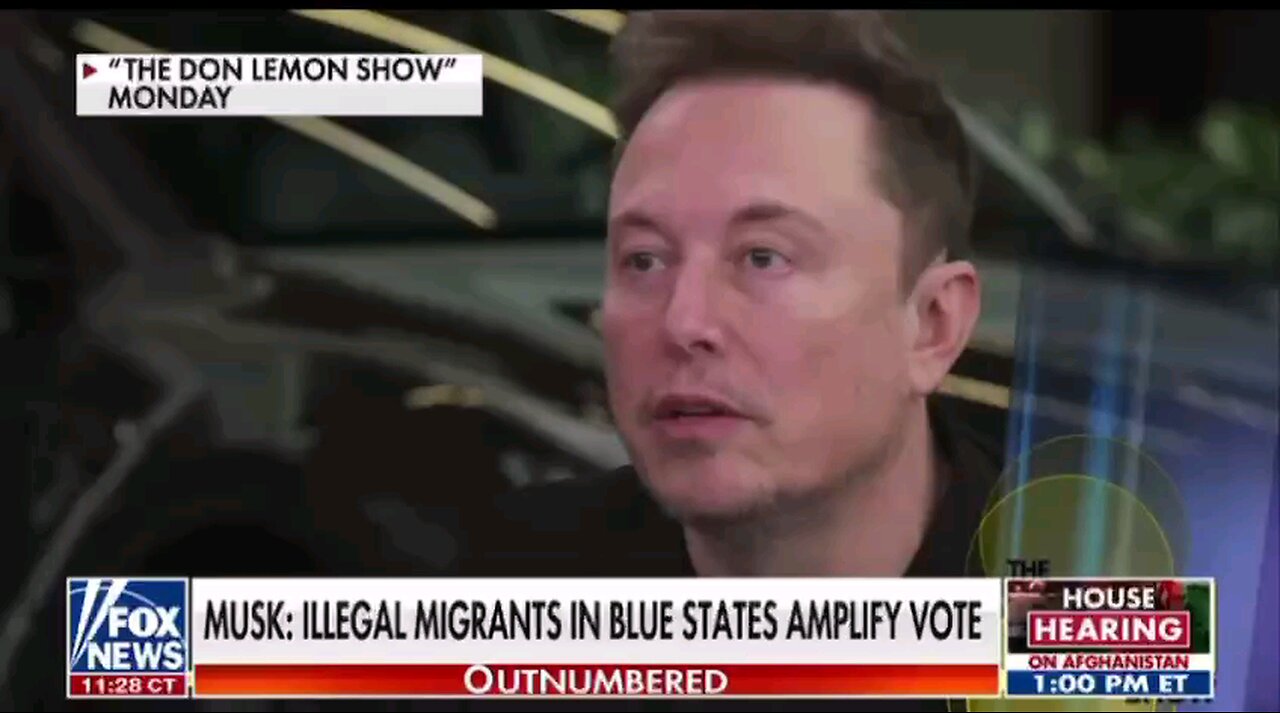 Musk: Illegal Migrants in blue states amplify vote