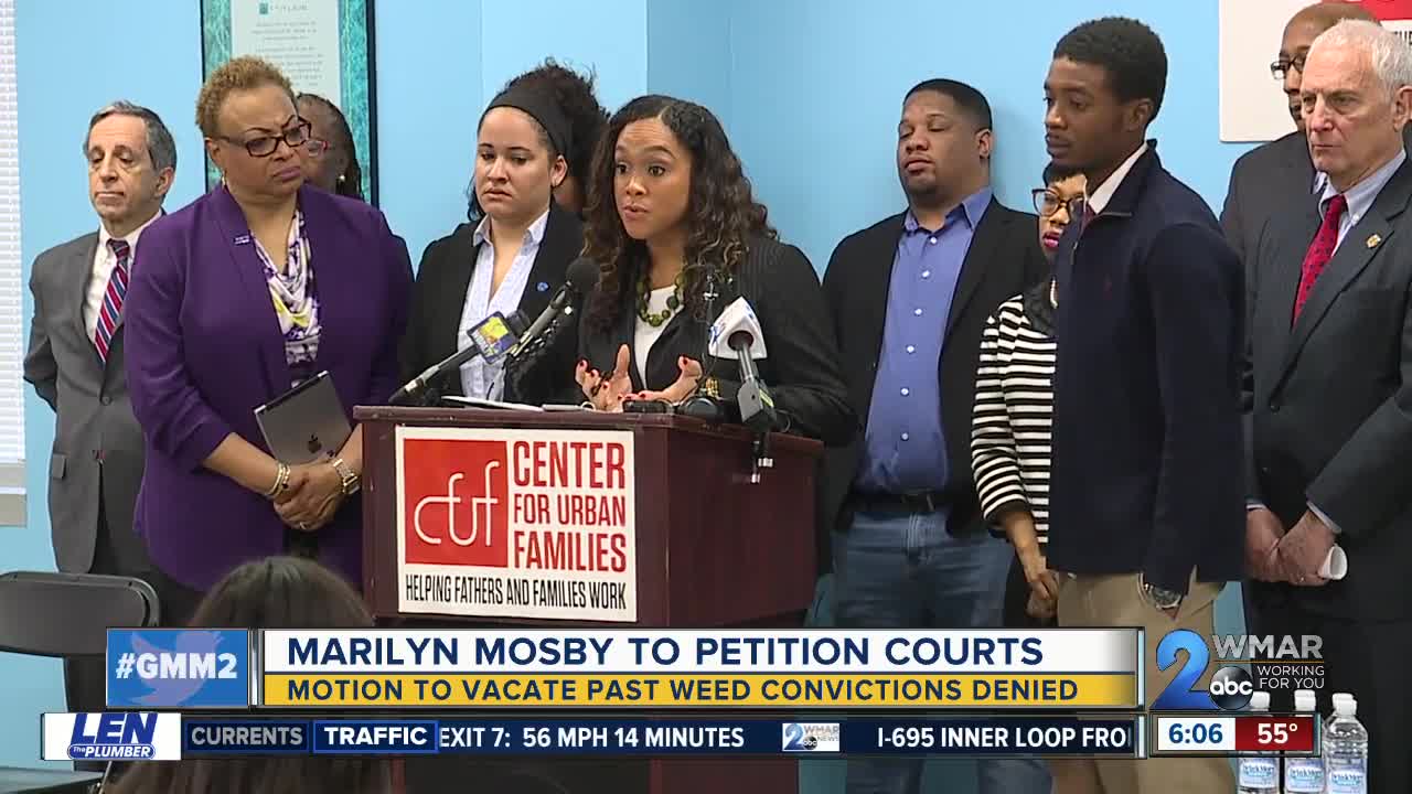 Mosby vows to fight after court denies request to vacate old pot convictions