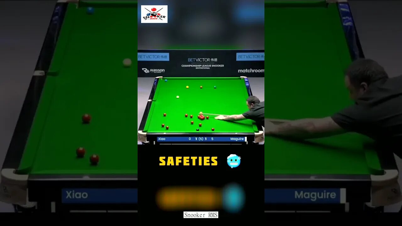 Safeties | Xiao VS Maguire | #snooker2023 #champion #foryou #matches #games #shorts #xiao #maguire