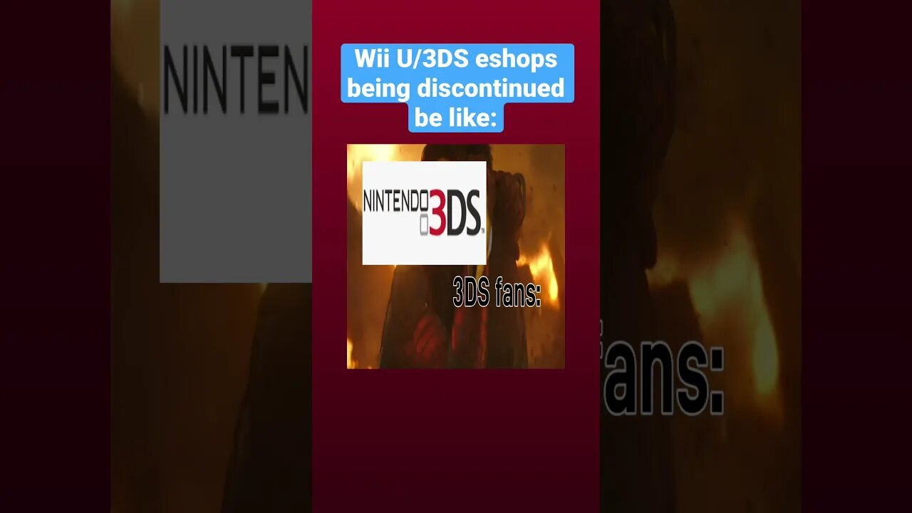 Nintendo eshops being discontinued be like: #shorts #memes #nintendo #marvel