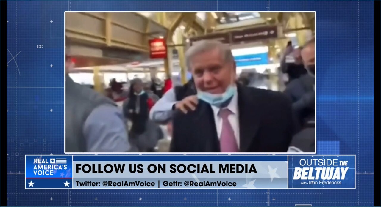 "Traitor," Sen. Lindsey Graham Accosted At Airport Over Gun Safety Vote