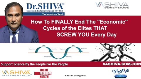 Dr.SHIVA LIVE: How To FINALLY End The "Economic" Cycles of the Elites THAT SCREW YOU Everyday.