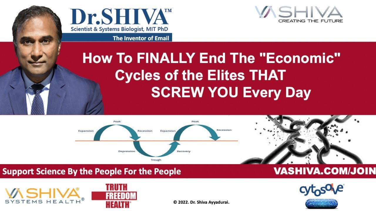 Dr.SHIVA LIVE: How To FINALLY End The "Economic" Cycles of the Elites THAT SCREW YOU Everyday.