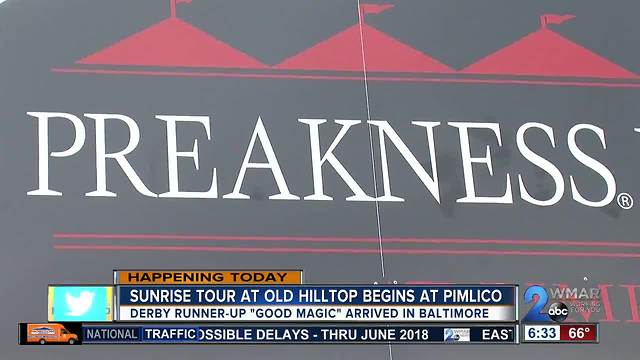 Take a sunrise tour of the Pimlico ahead of Preakness