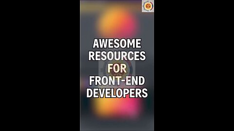 5 awesome resources for front end developers