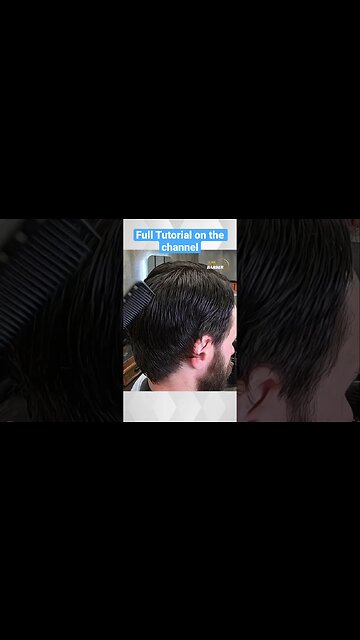 How To Scissor cut men’s hair.