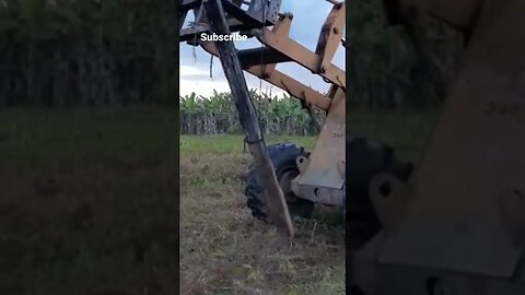 Pulling out stakes... Easy way...