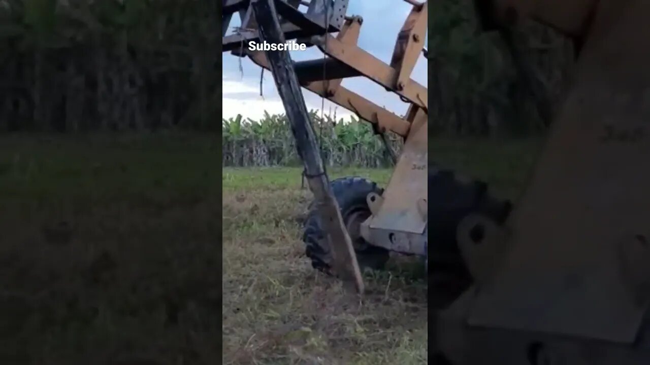 Pulling out stakes... Easy way...