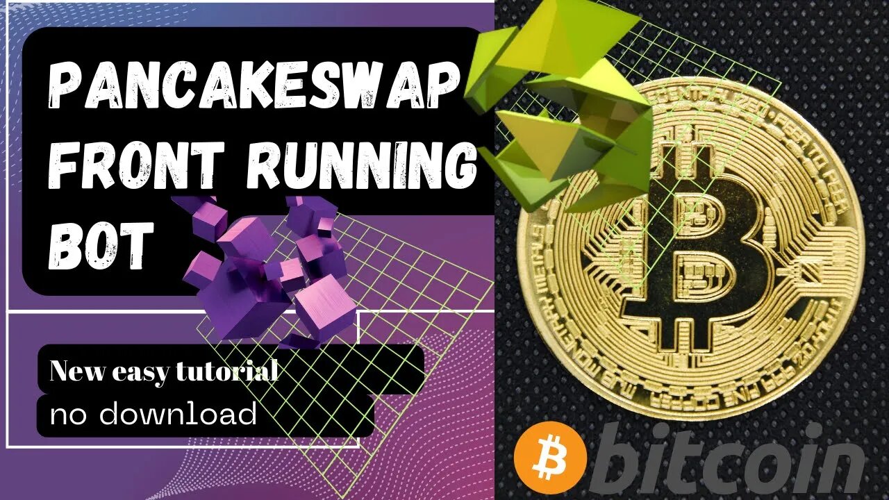 NEW Pancake Swap FRONT RUN BOT Trading bot Crypto Sniper Bot Crypto Bot No Download Latest tutorial