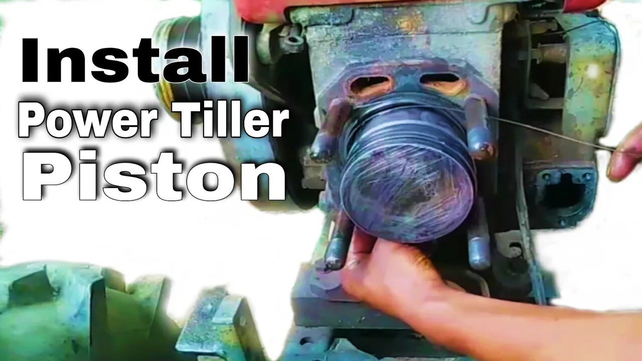 Install Piston In Power Tiller | Kamco ER 90 Piston Installing | Mechanic PP