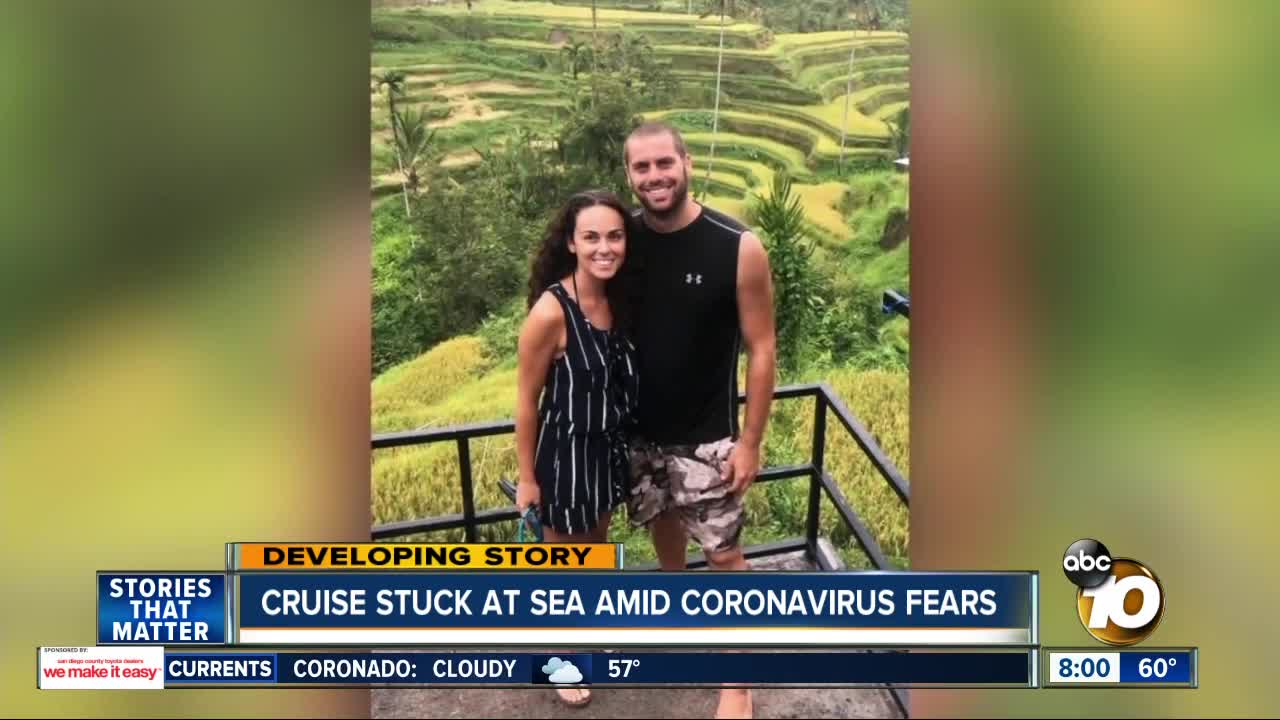 San Diego couple stuck at sea, after Asian ports blocked entry due to Coronavirus concerns