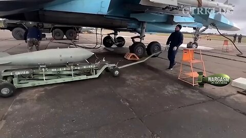 FAB-500 corrected bomb loaded on to Russian Su-34