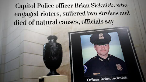 Wapo Admits They Lied About January 6th And Officer Bryan Sicknicks Death