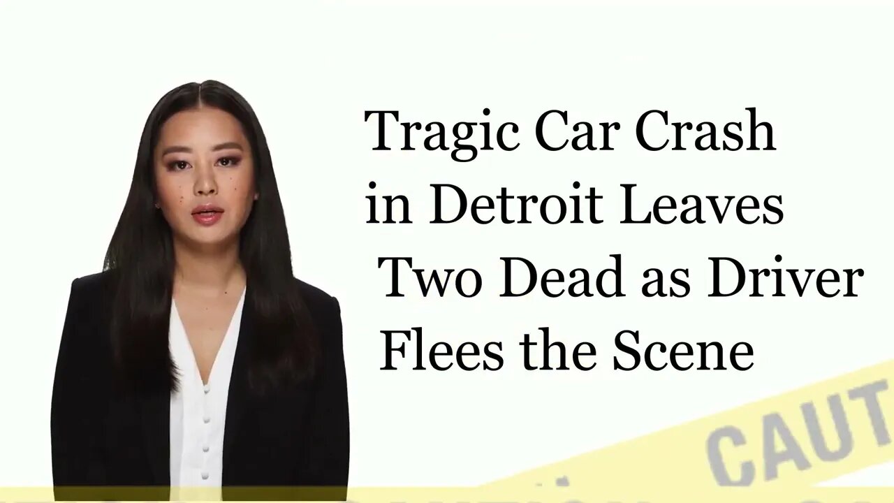 Tragic Car Crash in Detroit Leaves Two Dead as Driver Flees the Scene