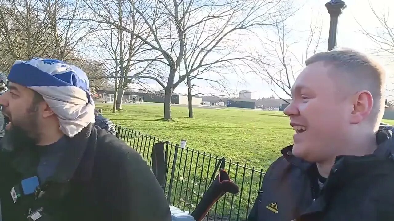 Christian Prince Fan gets shock by Jew & Muslim.