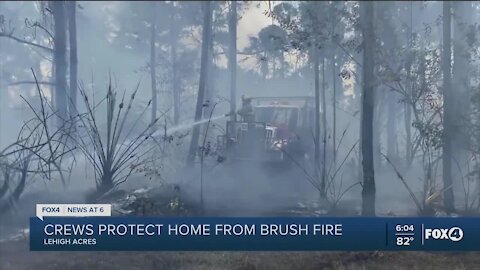 Lehigh Acres brush fire