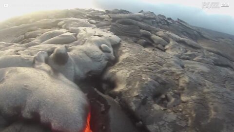 GoPro overlever at blive fanget i lava fra Kilauea vulkanen!