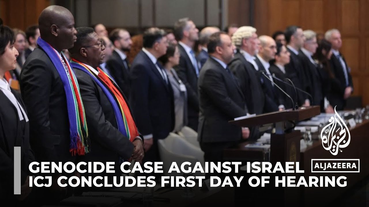 ICJ concludes first day of hearing in genocide case against Israel