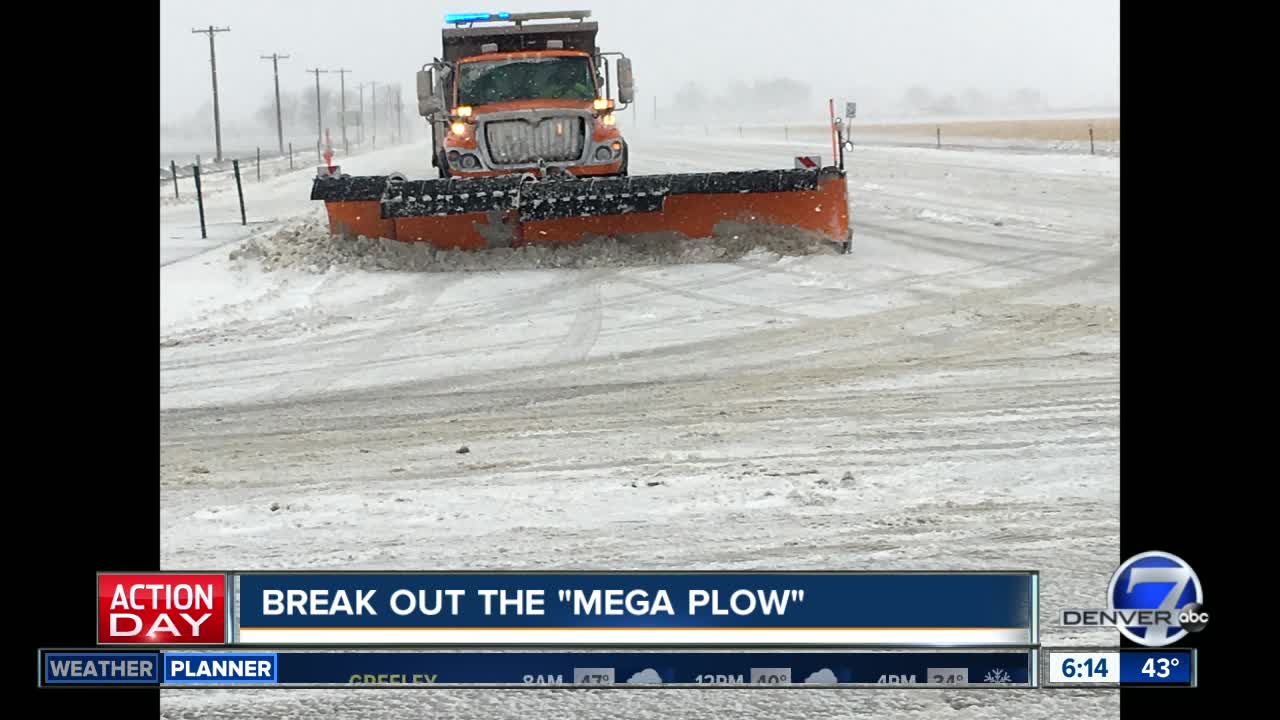 CDOT working in NE Colorado testing out megaplow