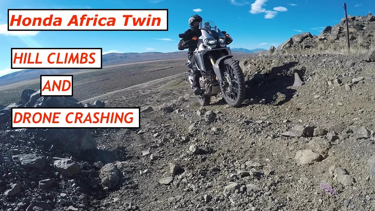 HONDA AFRICA TWIN, HILL CLIMBS AND DRONE CRASHES VERTUE FLATS