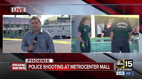 Suspect killed in shooting with police near Metrocenter Mall in Phoenix