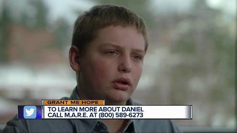 Grant Me Hope: Daniel likes swimming, football, basketball, and bike riding