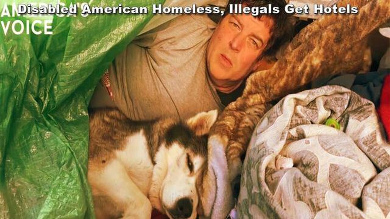 DISABLED AMERICAN PETER WEELMAA HOMELESS, WHILE BIDEN'S GOVT HOUSES ILLEGALS IN HOTELS