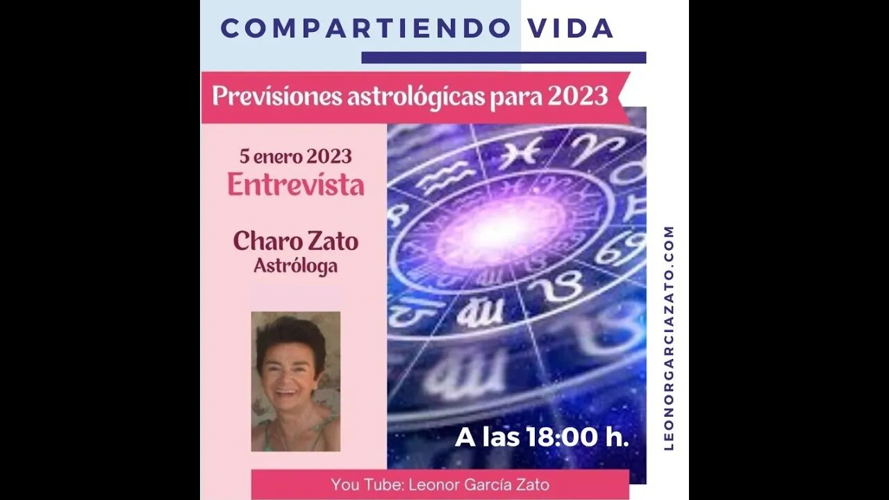 Previsiones astrológicas 2023 con Charo Zato