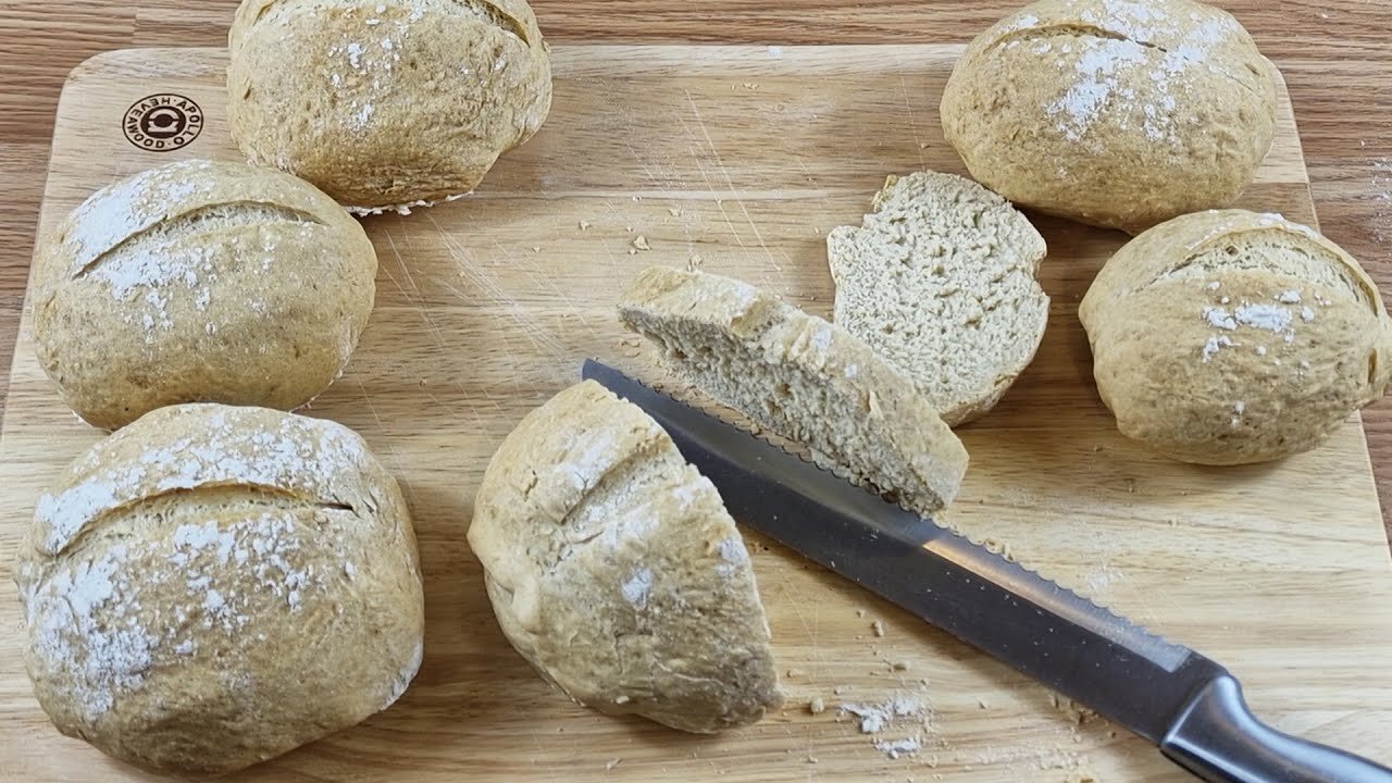 Just mix water with flour and you have a amazing bread at home. baking bread