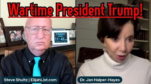 New Dr. Jan Halper-Hayes BOOMSHELL: Wartime President Trump 1/26/24..