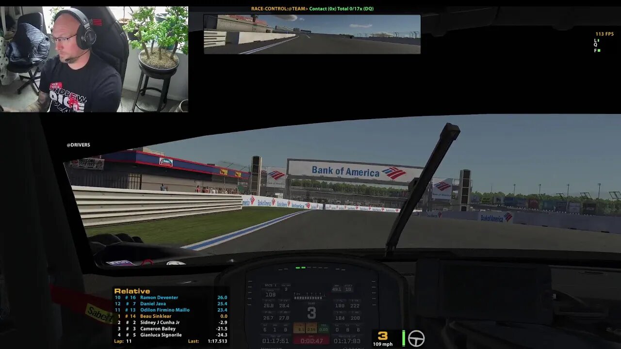 iRacing | Charlotte Roval | Ferrari 296 GT3 | 15 min |Starting P14