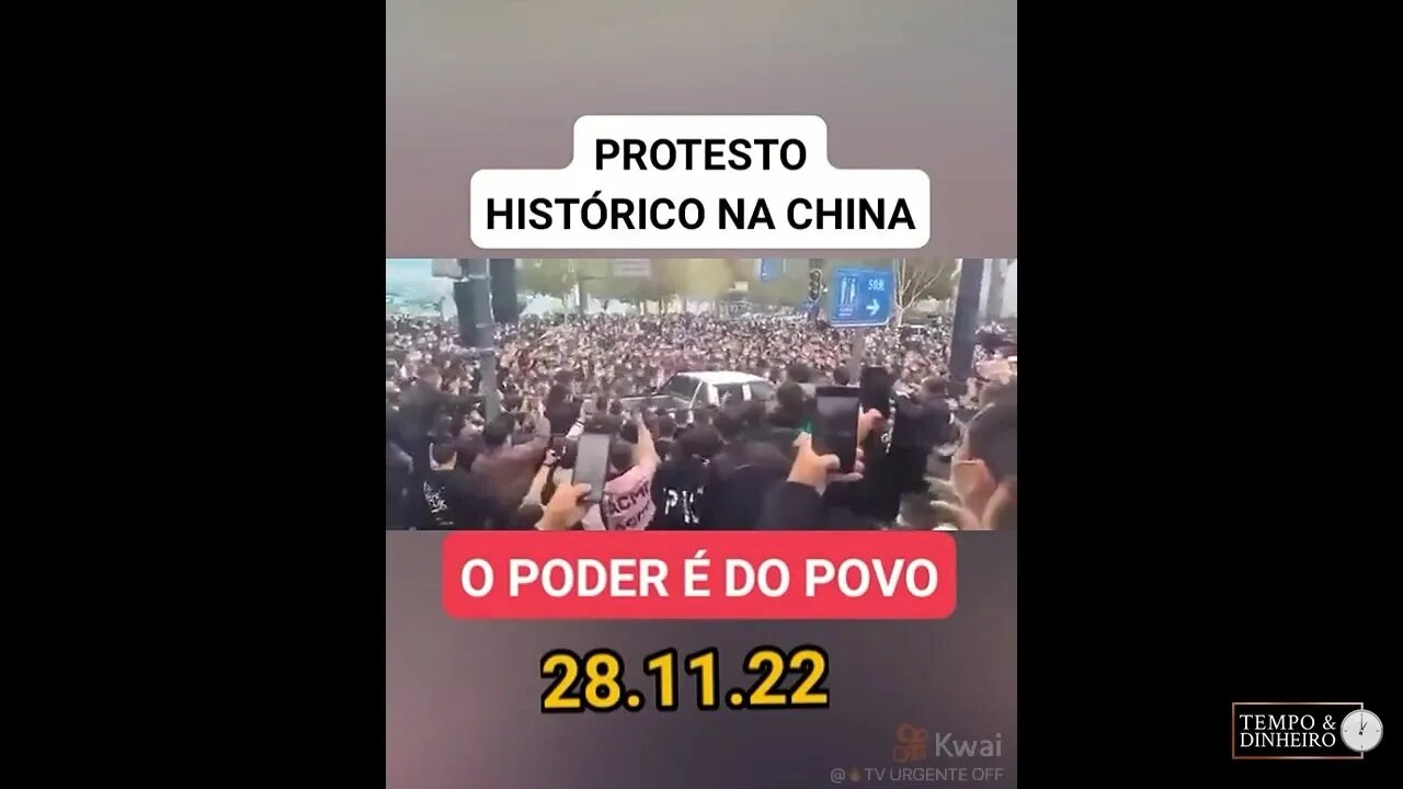 China tem protestos gigantescos contra Covid e repressão