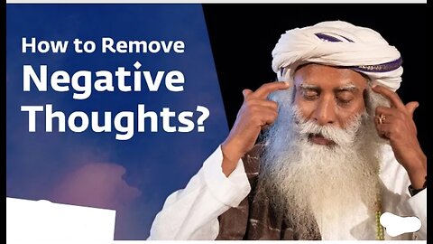 How to remove negative thoughts?💭