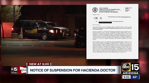 One of two doctors out at Hacienda Healthcare identified