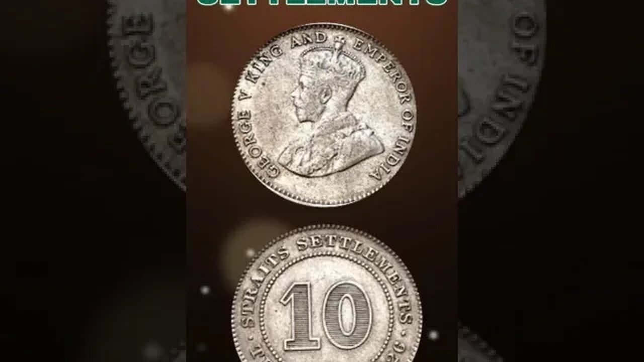 Straits Settlements 10 Cents 1926. #shorts #viral #coinnotesz