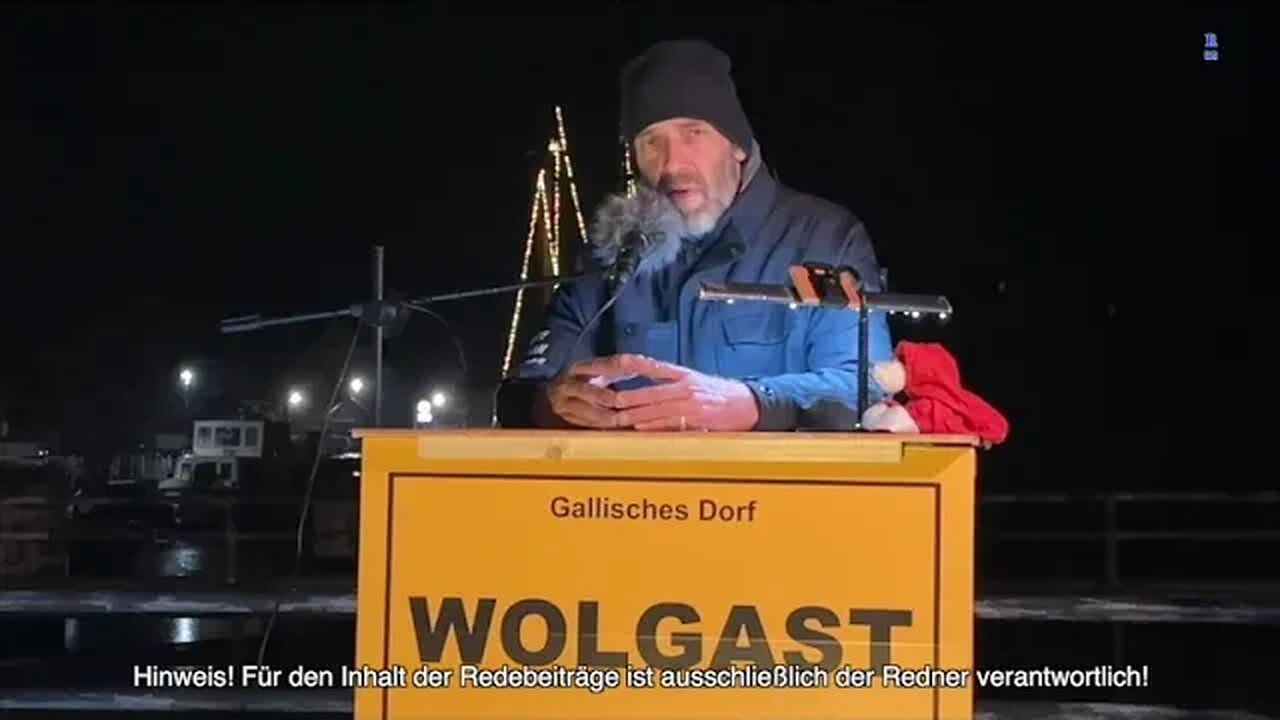 Wolgast - Stefan Eröffnung der Versammlung 20.12.2022